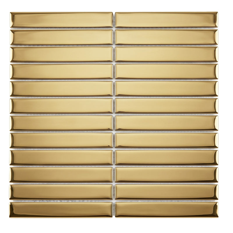 Mozaic de Perete Glass REA P14457 - Glass - Auriu | SanitarePro