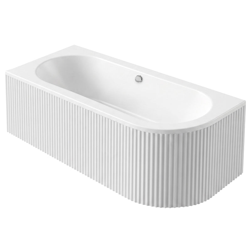 Cada Rea Orion Stripe Left 170cm - Acrilic - Alb | SanitarePro