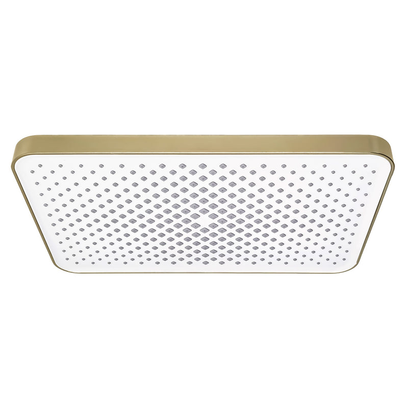 Pălărie de duș dreptunghiulară REA JS-032 Brushed Gold - ABS - Auriu periat | SanitarePro