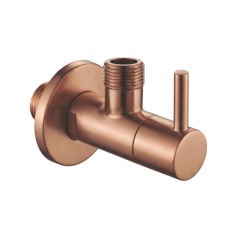 Robinet colțar 1/2" x 3/8" Brush Copper - Inox - Cupru periat | SanitarePro