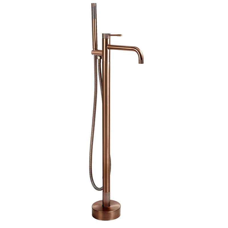 Baterie de podea Rea Venti Brush Copper - Inox, Alamă - Cupru periat | SanitarePro
