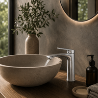 Baterie lavoar PREMIUM REA Vision Chrome Low
