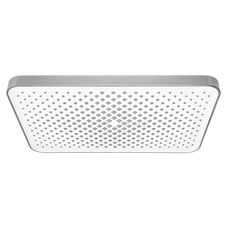 Pălărie de duș dreptunghiulară REA JS-032 Brushed Nickel - ABS - Oțel periat | SanitarePro