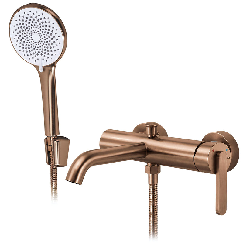 Baterie pentru cadă REA Ontario Side Brush Copper - Alamă, ABS - Cupru periat | SanitarePro