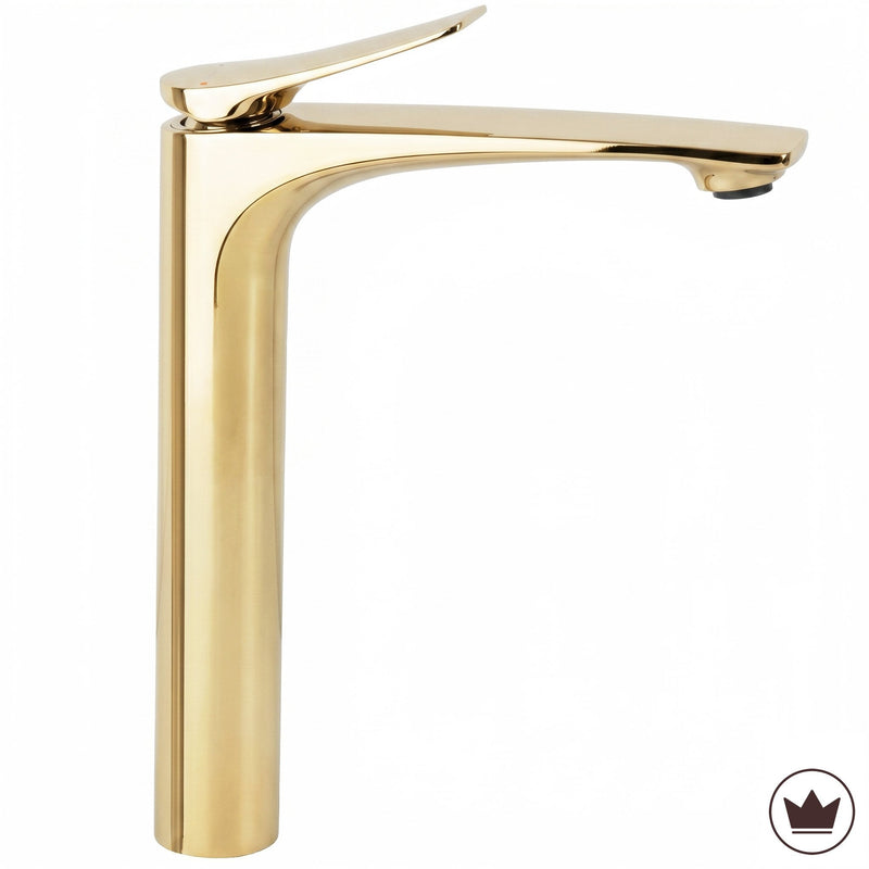 Baterie pentru baie PREMIUM Rea Vision Gold High - Alamă - De aur | SanitarePro