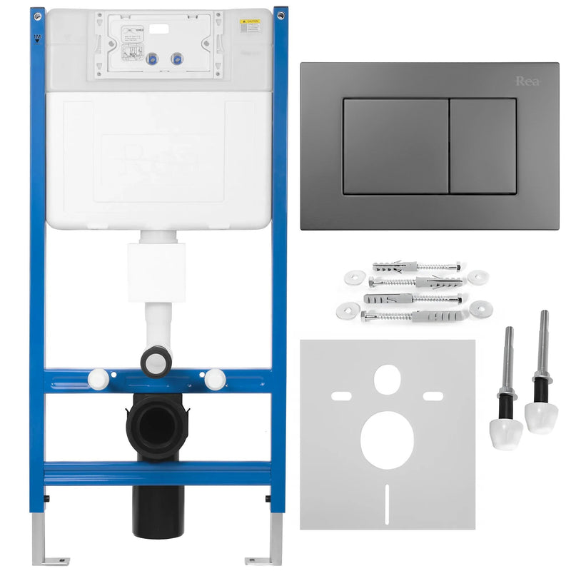 Cadru WC încastrat K011A-Q Rea cu buton J Titan | SanitarePro