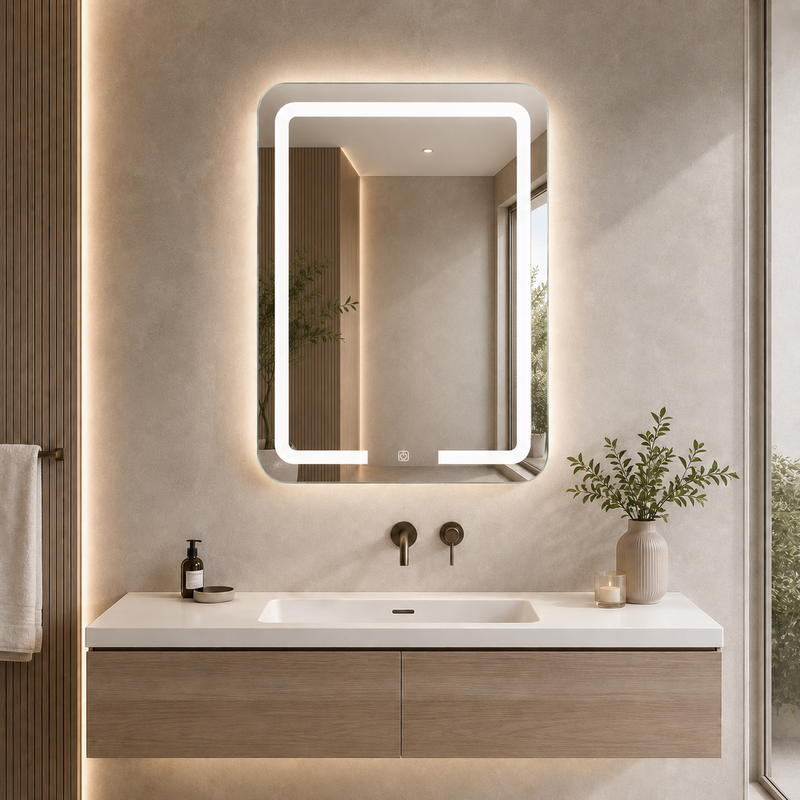 Oglindă LED 60x80cm SAB-3436 | SanitarePro