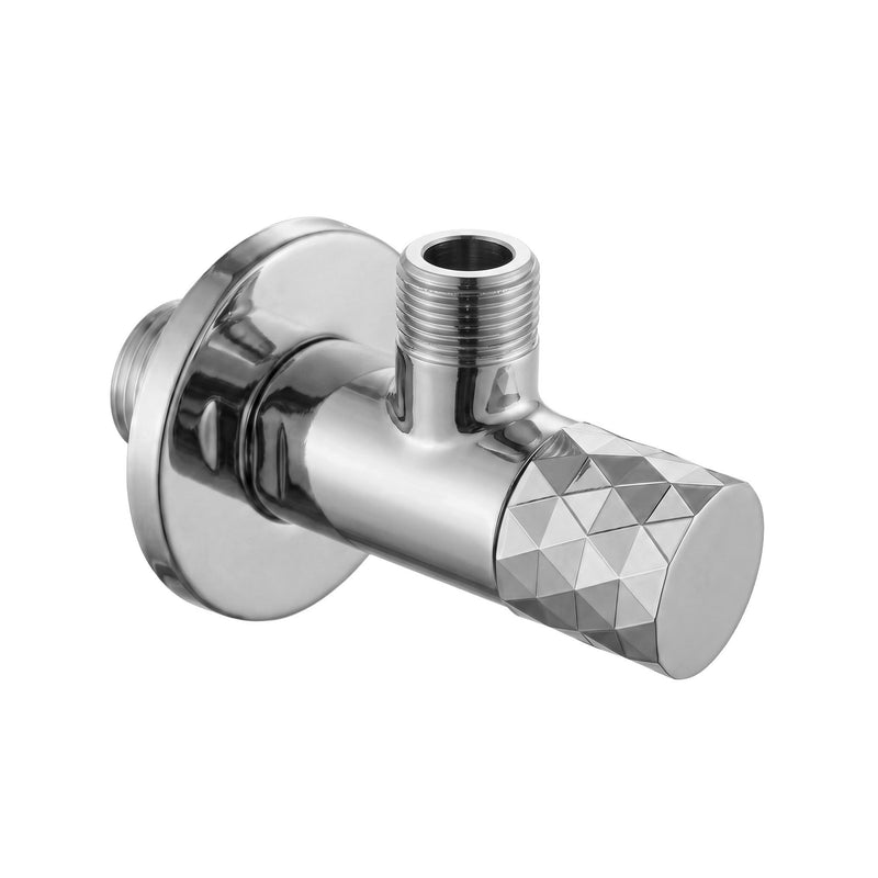 Robinet colțar Diamond 03 1/2" x 3/8" Chrome - Inox - Crom | SanitarePro