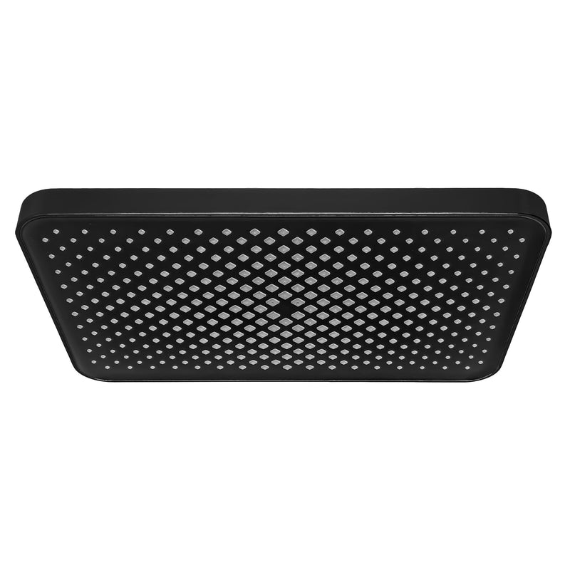 Pălărie de duș dreptunghiulară REA JS-032 Black - ABS - Negru | SanitarePro