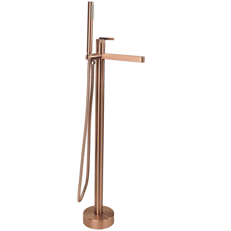 Baterie de podea Rea Grace Brush Copper - Inox, Alamă - Cupru periat | SanitarePro