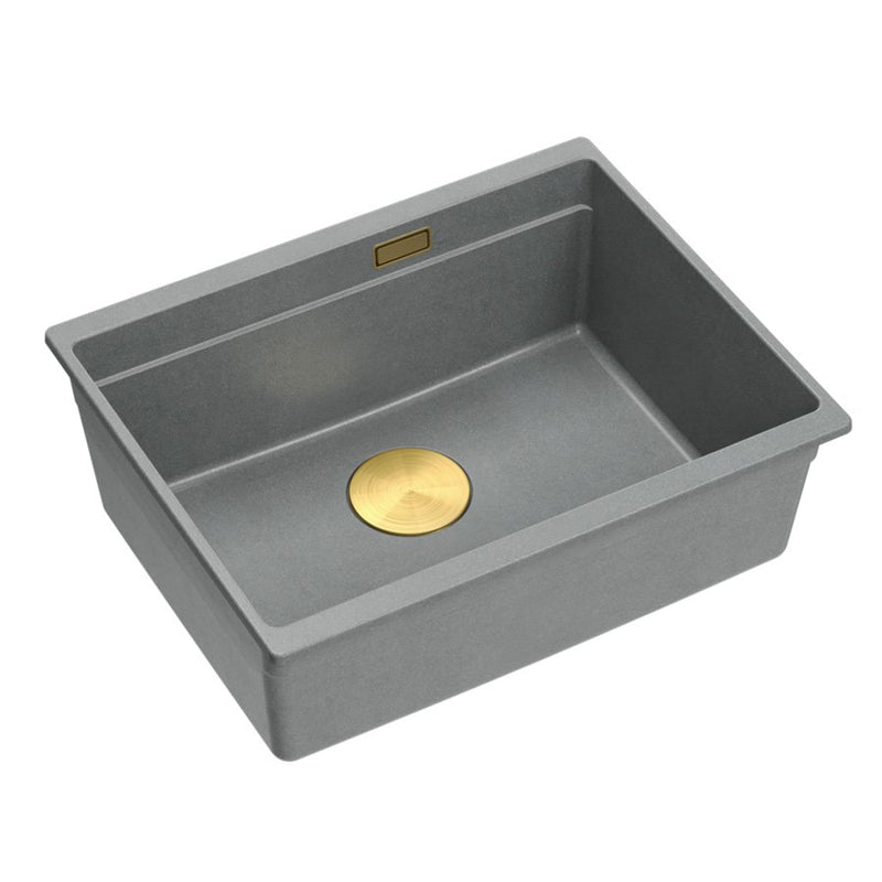 Chiuveta din granit Logan 100 Grey Metallic - Granit - gri metalic | SanitarePro