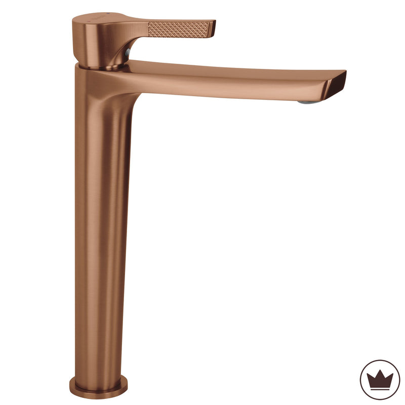 Baterie pentru baie PREMIUM Rea Maxim Brush Copper High - Alamă - Cupru periat | SanitarePro