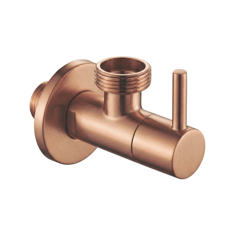 Robinet colțar 1/2" x 3/4" Brush Copper - Inox - Cupru periat | SanitarePro