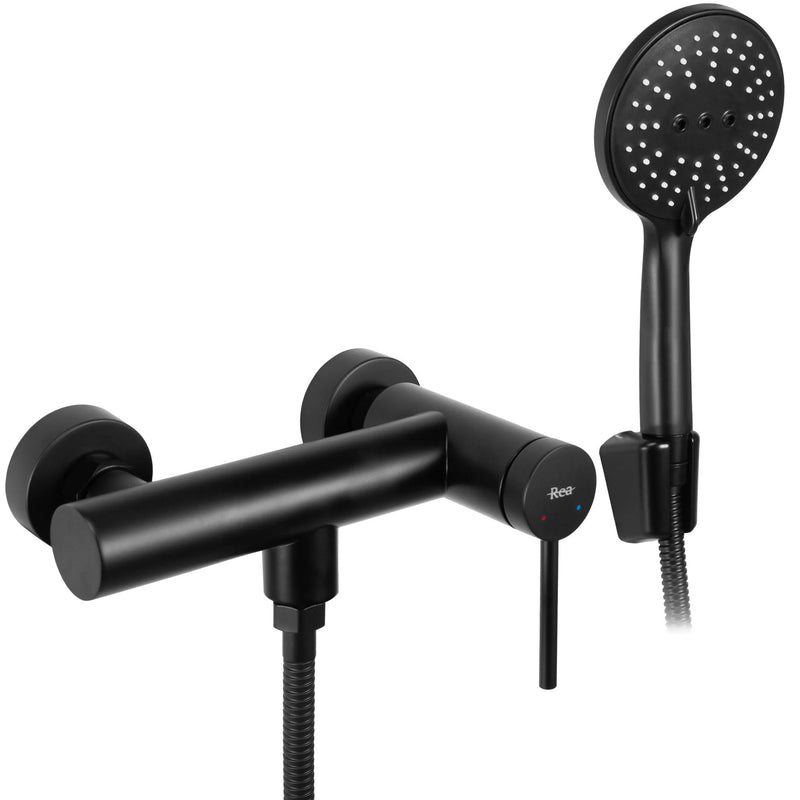 Baterie de duș REA Clif Black Matt