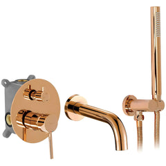 Baterie pentru cada Incastrata Rea Lungo Copper + BOX