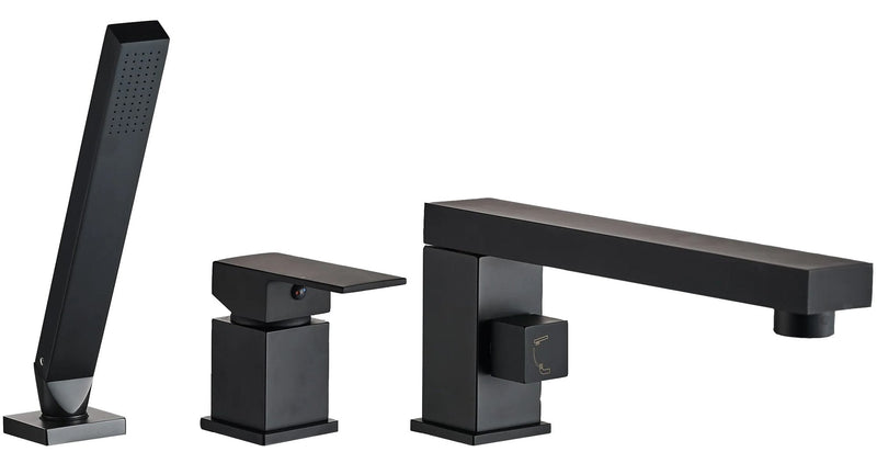 Baterie pentru cada Rea Glen Negru Black trei piese