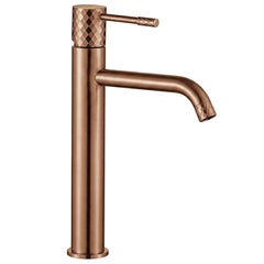 Baterie pentru lavoar Rea Lungo Diamond Brush Copper