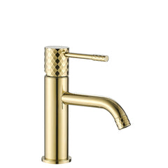 Baterie pentru lavoar Rea Lungo Diamond Gold