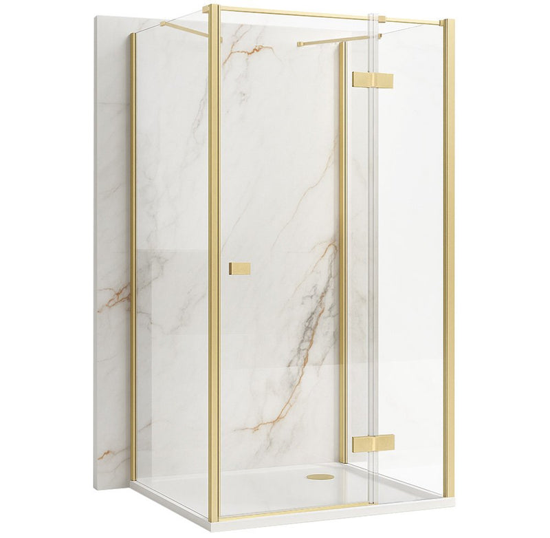 Cabina de dus Rea Atlas 90x90 Brush Gold