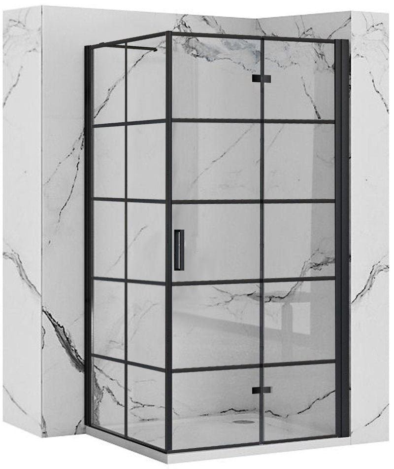 Cabina de dus Rea Molier Black 90x80