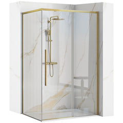 Cabina de dus SOLAR GOLD Brush 100x80cm