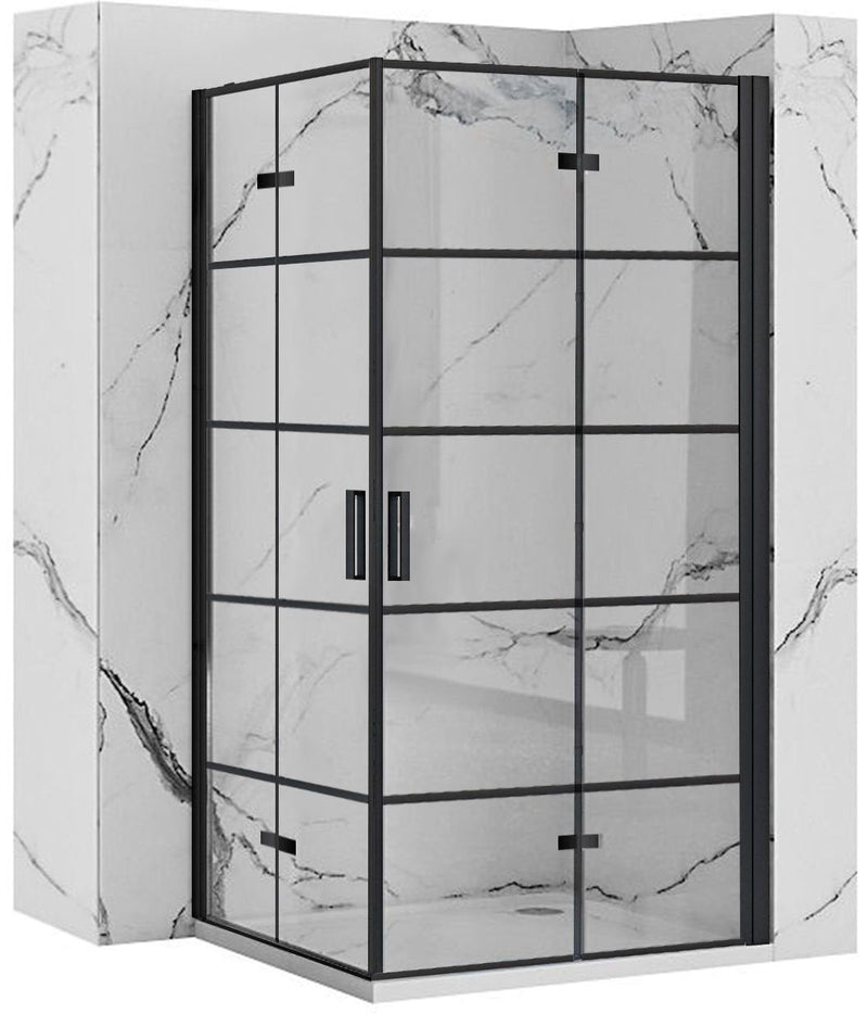 Cabina dus Rea Molier Black Double 80x100