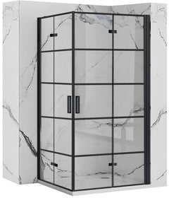Cabina dus Rea Molier Black Double 80x90