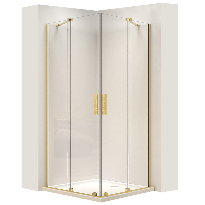 Cabina dus REA Montana Double Gold Brush 80x100