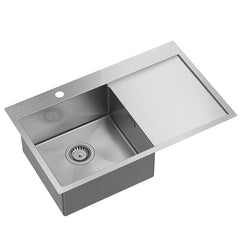 Chiuvetă inox RUSSEL 111 BRUSH NICKEL