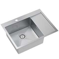 Chiuvetă inox RUSSEL 116 BRUSH NICKEL