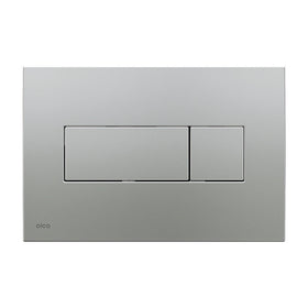 Clapeta de actionare, Alcadrain, Basic, M372, cu doua volume, crom mat