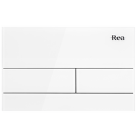 Clapeta pentru rezervor incastrat K011A-Q Rea T White Glass