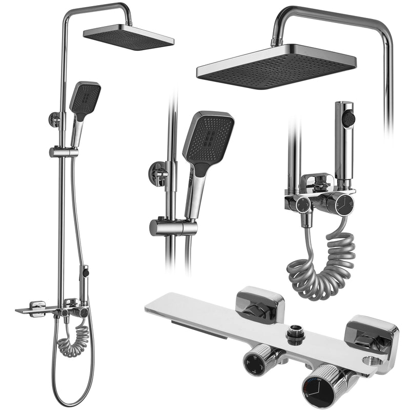 Coloana de dus REA HELIX Chrome