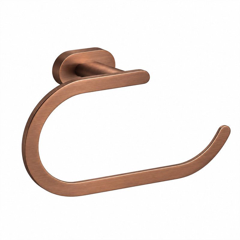Cuier de baie Ring 110 Til Brush Copper - Metal - Cupru periat | SanitarePro