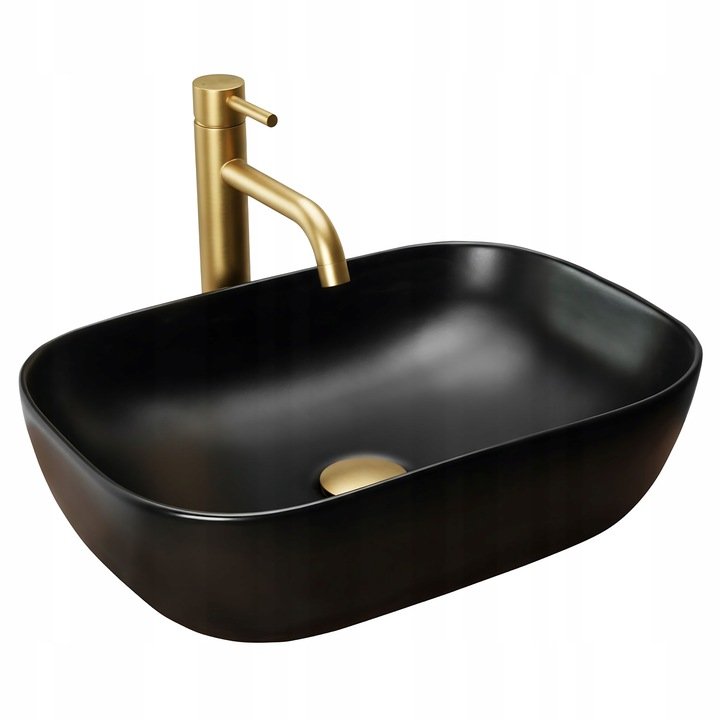Lavoar pe blat Ceramic Basaro Hestia