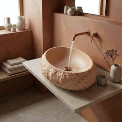 Lavoar pe blat Mika Light Terracotta