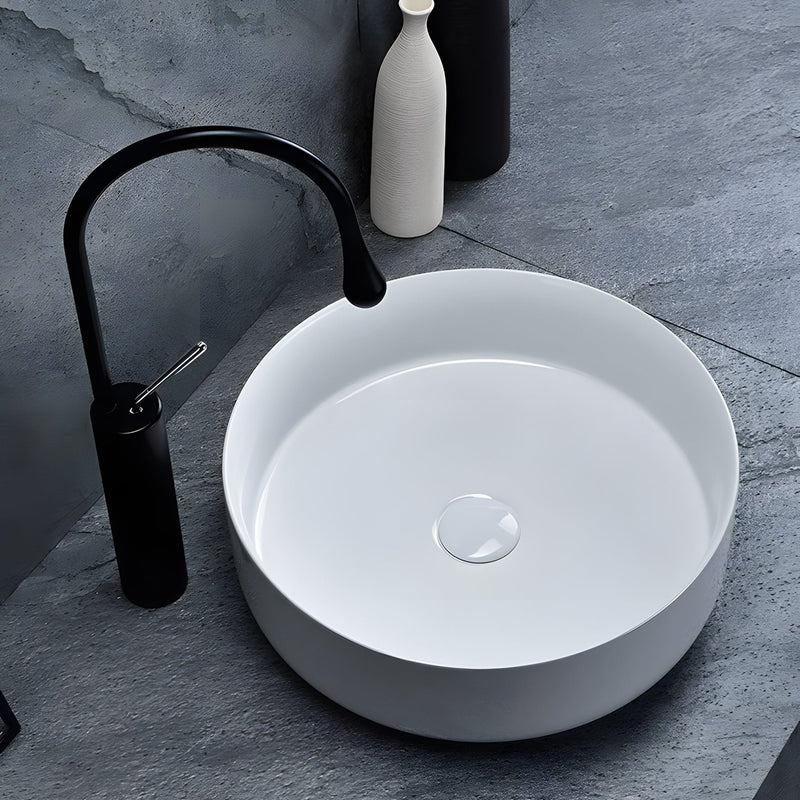 Lavoar pentru blat Rea Elma - Ceramică sanitară - Alb | SanitarePro