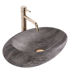 Lavoar pentru blat Rea Roxy A Stone D.Grey Gri
