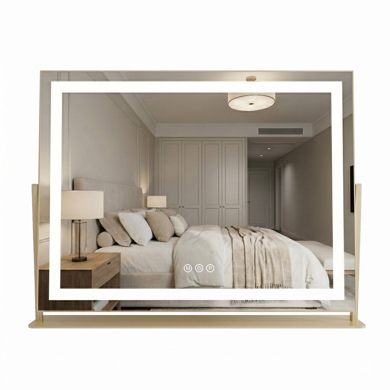Oglindă LED STUDIO L.Gold 58x45