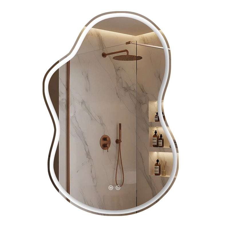 Oglindă LED UNO DOUBLE 80x55 cm