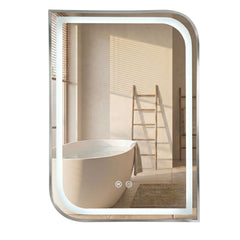 Oglindă LED ZONE 80x60 BRUSH NICKEL