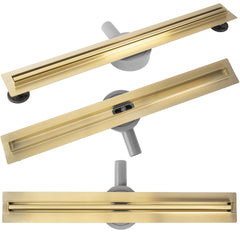 Rigola dus REA Neox Slim pro Brush Gold 80