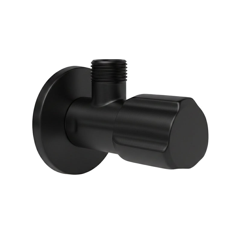Robinet colțar 02 1/2" x 3/8" Black - Inox - Negru | SanitarePro