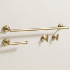 Set accesorii pentru baie Ari Brush Gold 4 piese