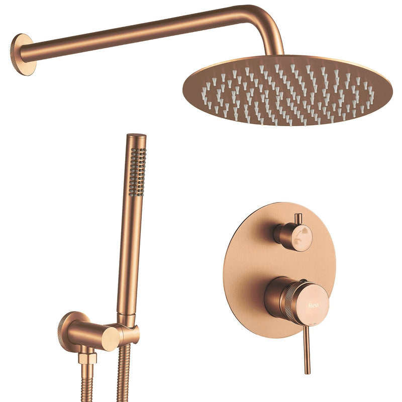 Set de dus incastrat Rea Lungo Grip Brush Copper + BOX