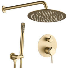 Set de dus incastrat Rea Lungo Grip Gold Brush + BOX