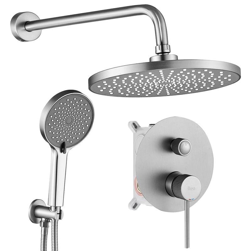 Set de dus incastrat Rea Lungo Stripe Nickel Brush + BOX