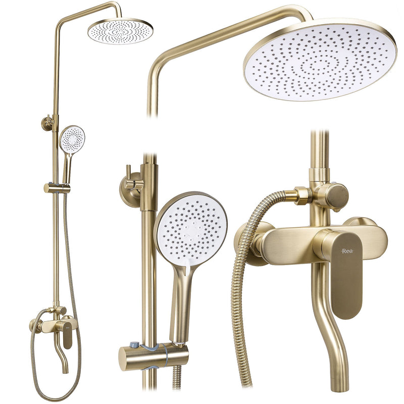 Set dus REA DROP Brush Gold