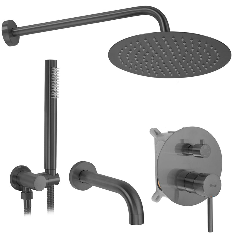 Set încastrat cadă și duș Rea Lungo Titan + BOX