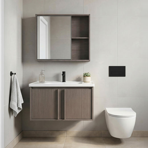 Set mobilier de baie cu lavoar Gama T25023 KJM 70CM